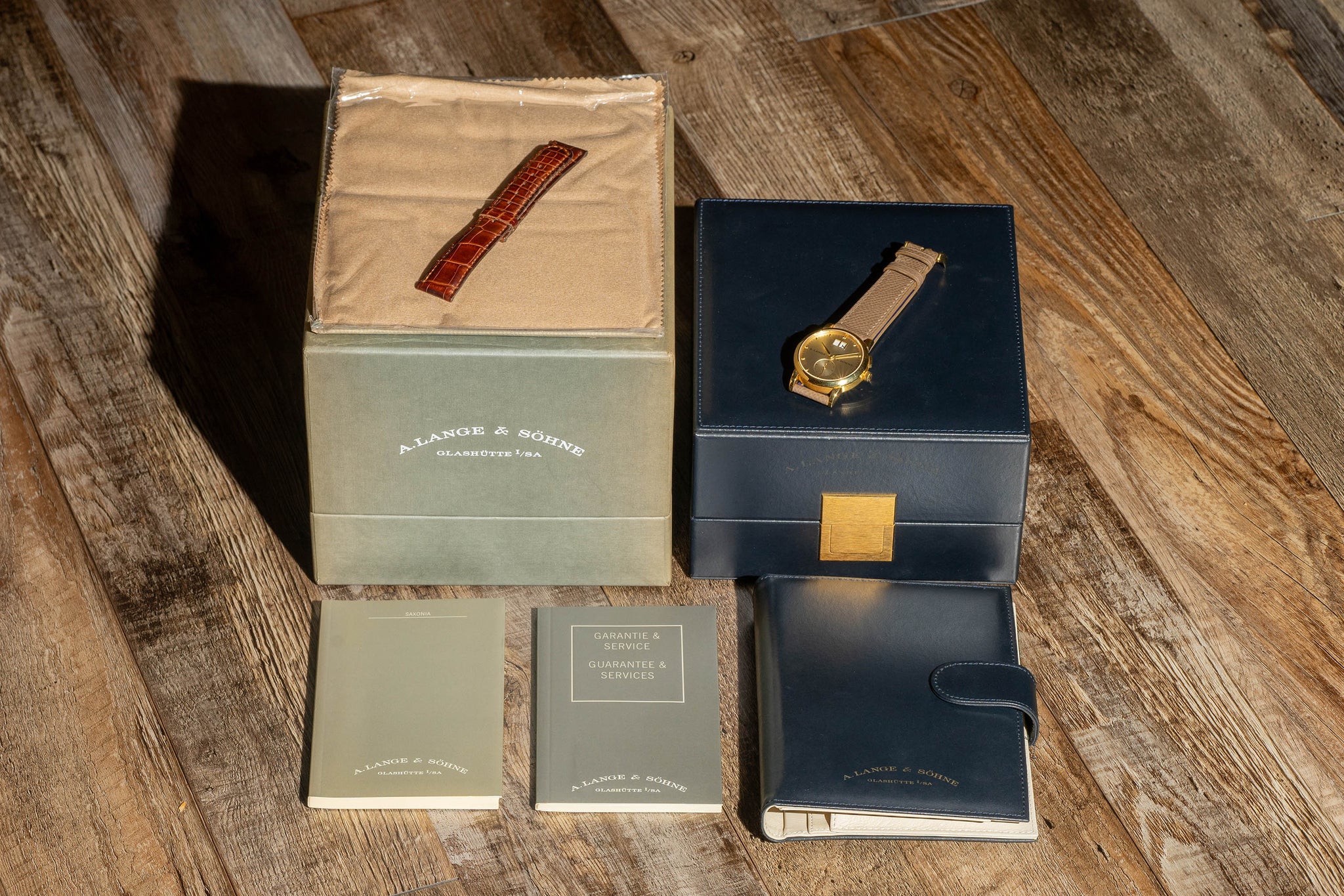A. Lange & Söhne Saxonia Big Date - Full Set - *Unpolished*