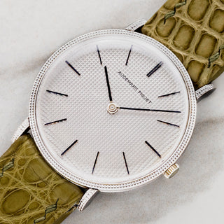 Audemars Piguet Ultra-Thin "Clous De Paris" - 18k White Gold - *Unpolished*