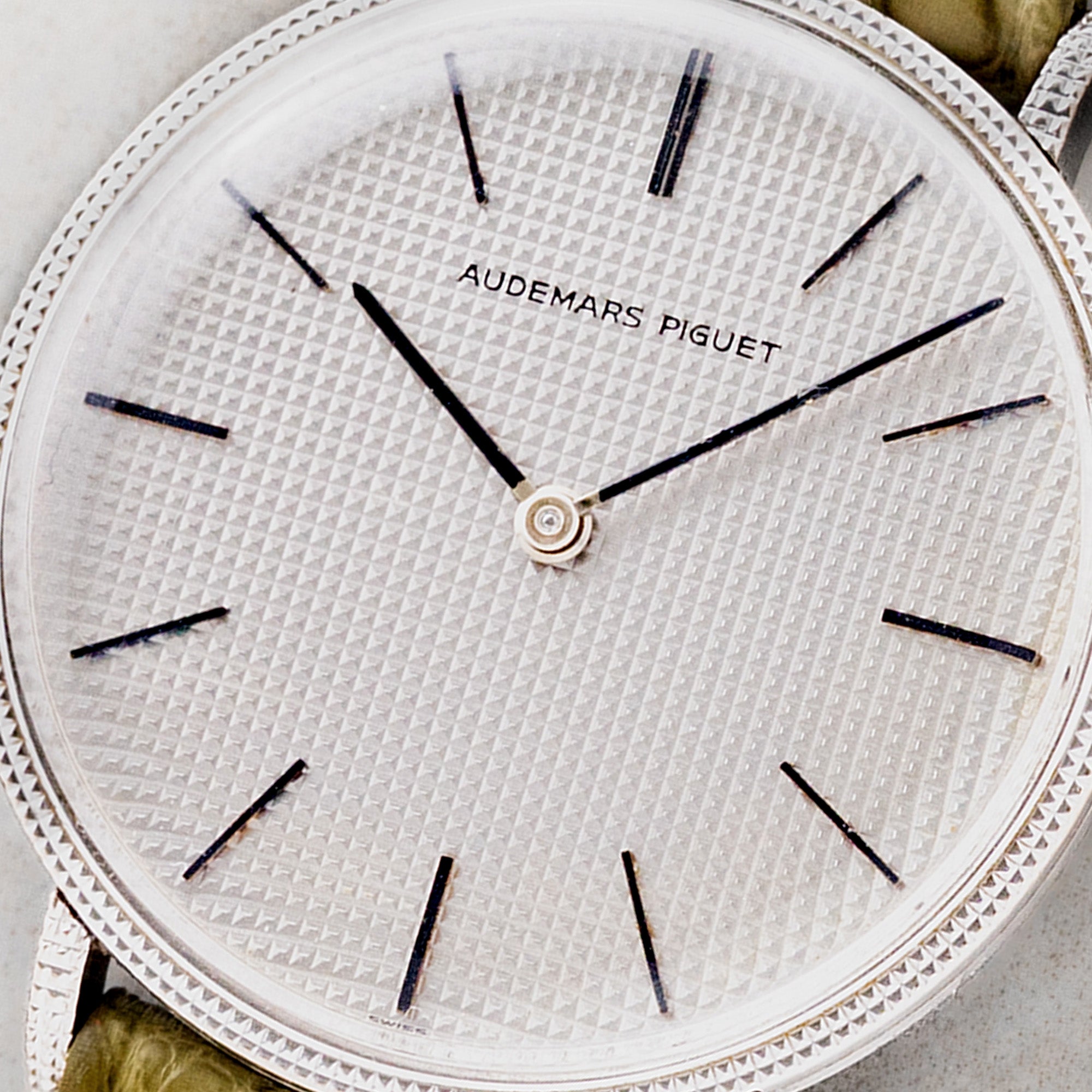 Audemars Piguet Ultra-Thin "Clous De Paris" - 18k White Gold - *Unpolished*