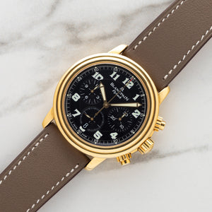 Blancpain Léman Flyback 2185F 18k Chronograph - Full Set