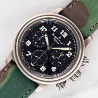 Blancpain Léman Flyback 2185F - Titanium - *Unpolished*