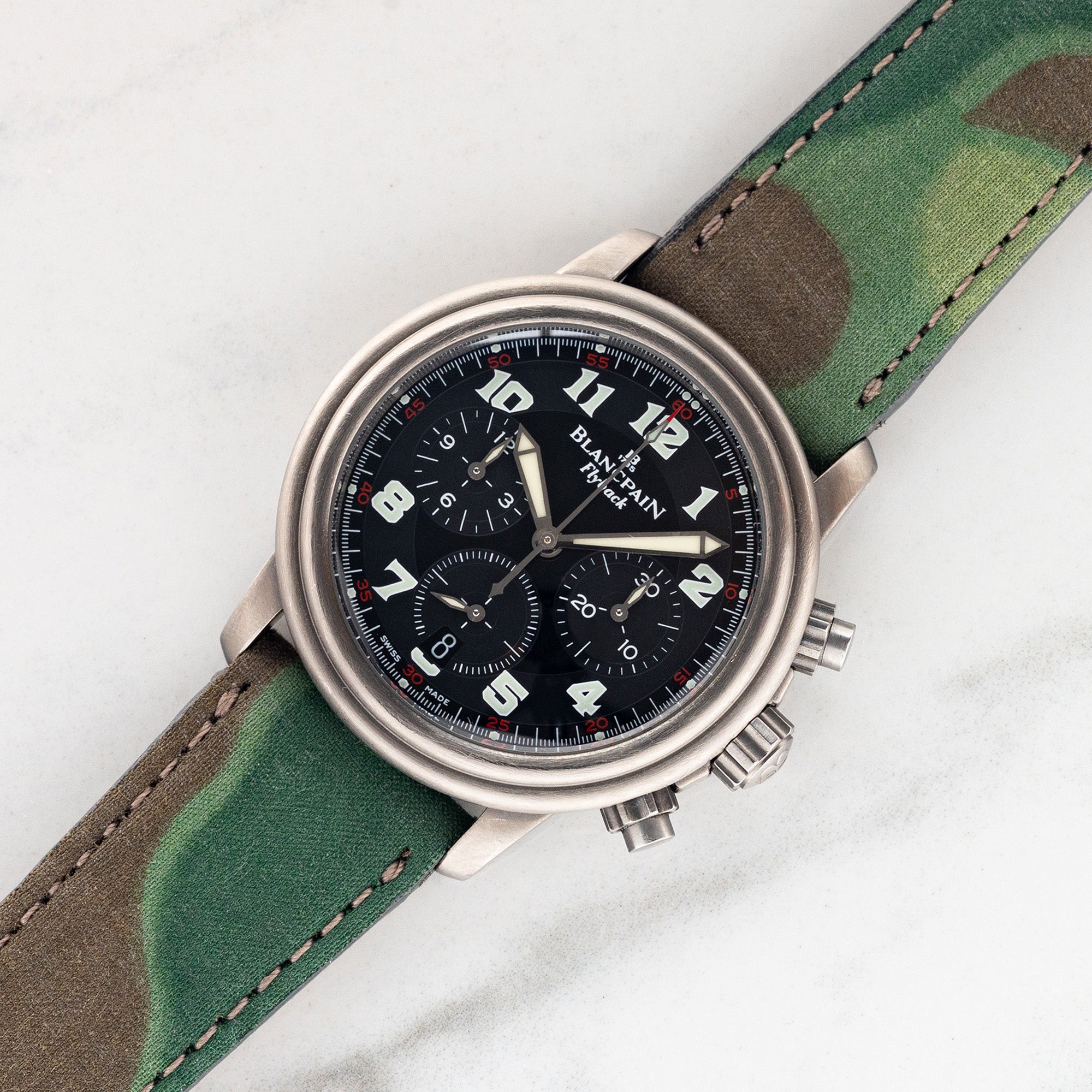 Blancpain Léman Flyback 2185F - Titanium - *Unpolished