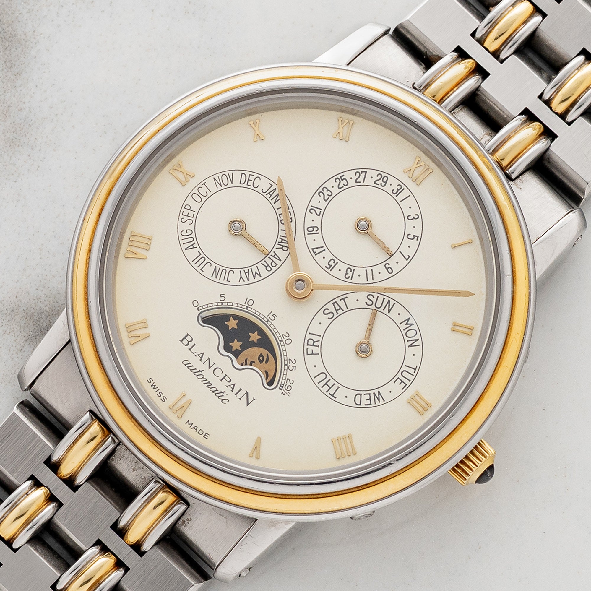 Blancpain Villeret Perpetual Calendar 5395 w/Gay Frères Bracelet