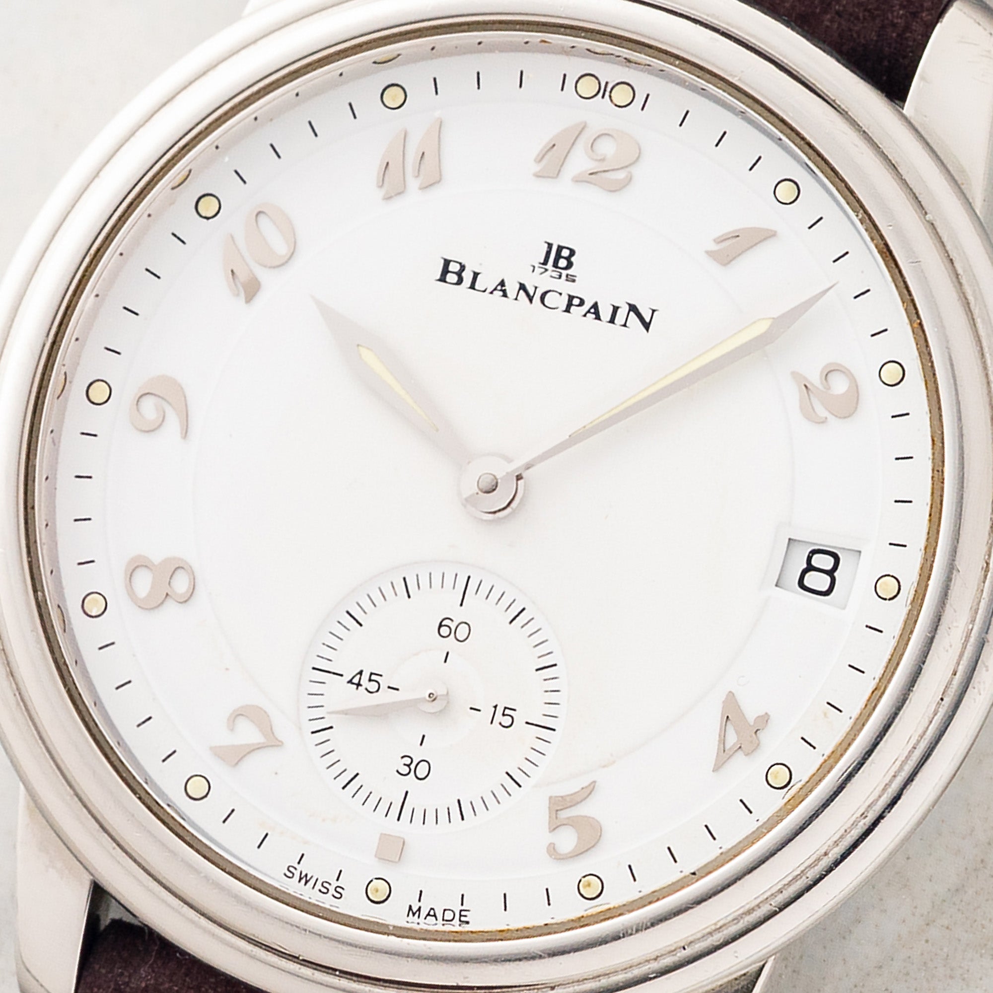 Blancpain Villeret Ultra-Thin Automatic Chronometer 1161 w/Date & Breguet Numerals