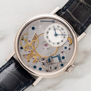Breguet Tradition 7027BB - 18k White Gold Openworked - Full Set/*Unpolished*