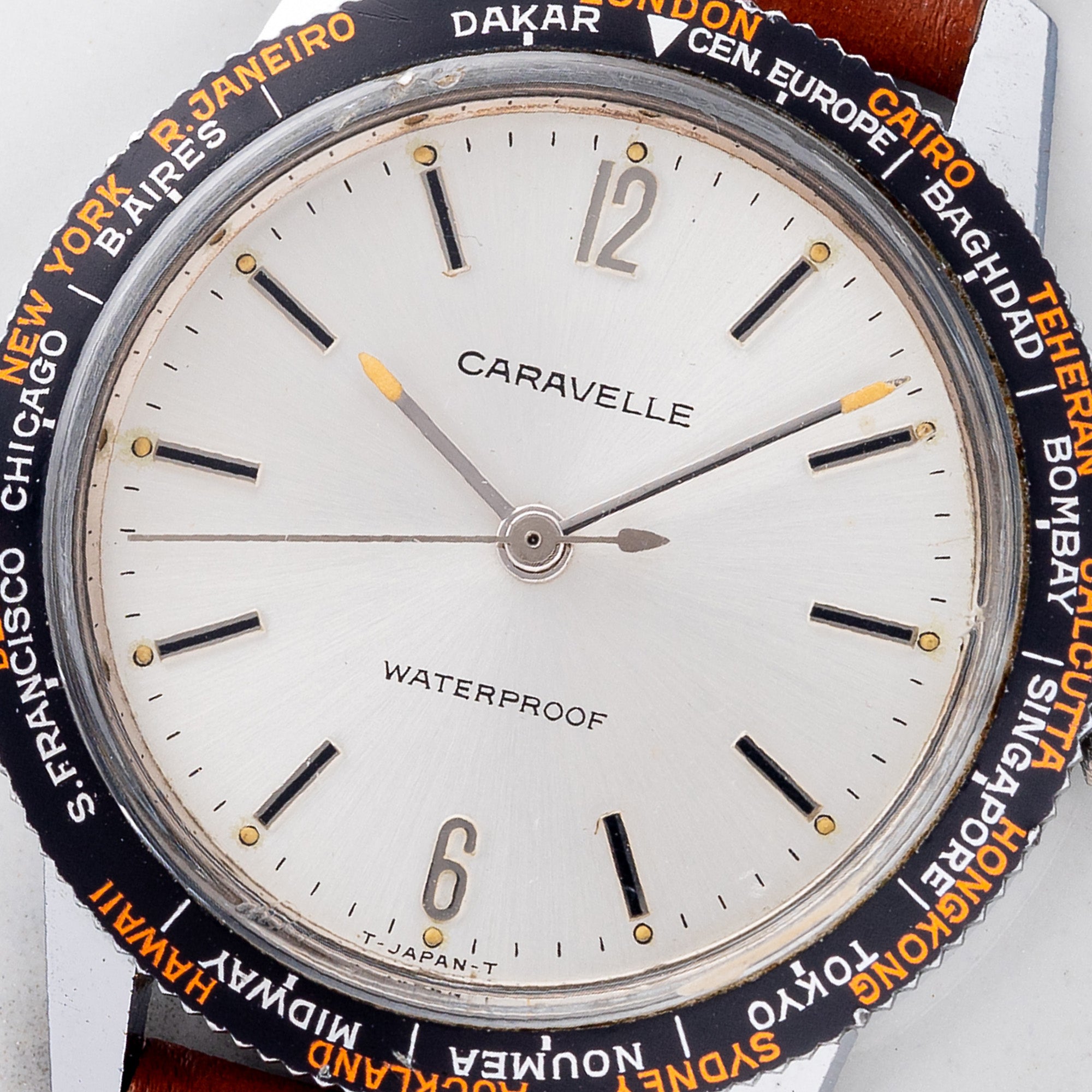 Caravelle/Bulova World Time w/11DP Movement - Rare