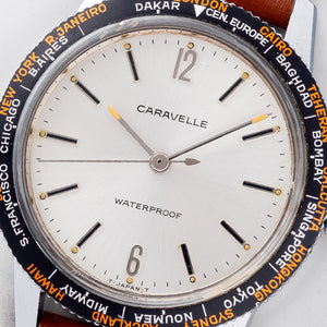 Caravelle/Bulova World Time w/11DP Movement - Rare