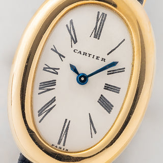Cartier Baignoire "Paris" Ladies w/JLC Movement - Very Rare/*Unpolished*