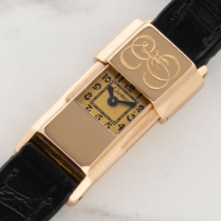 Cartier Coulissant w/JLC Movement (1940s) - Very Rare