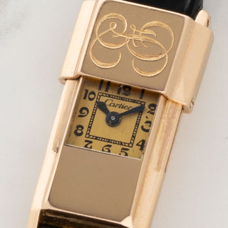 Cartier Coulissant w/JLC Movement (1940s) - Very Rare