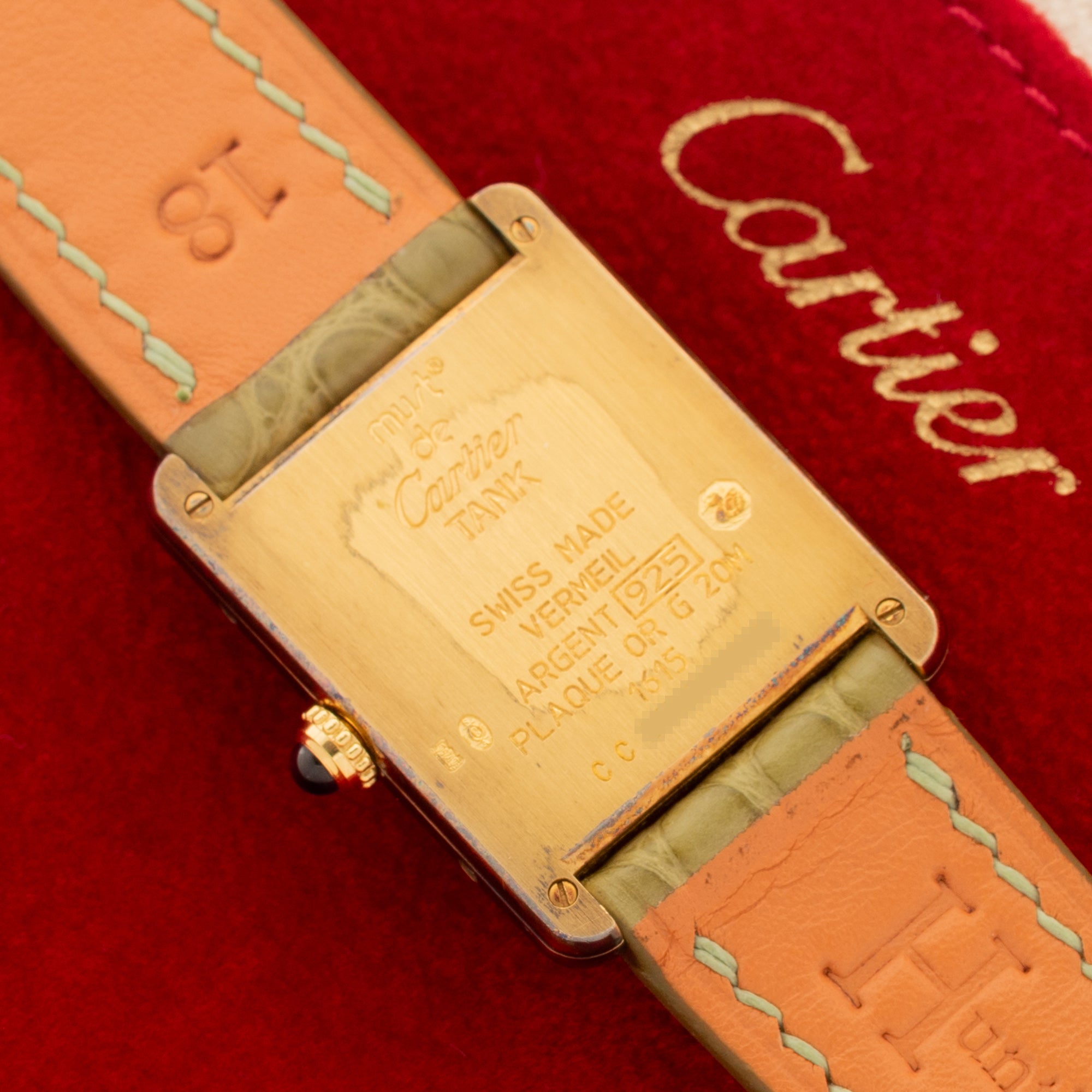 Cartier Tank Must De Cartier w/"Lemon" Dial - Full Set