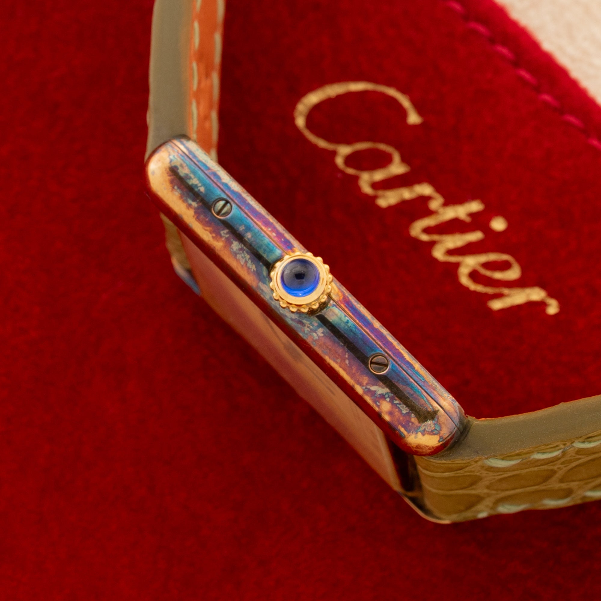 Cartier Tank Must De Cartier w/"Lemon" Dial - Full Set