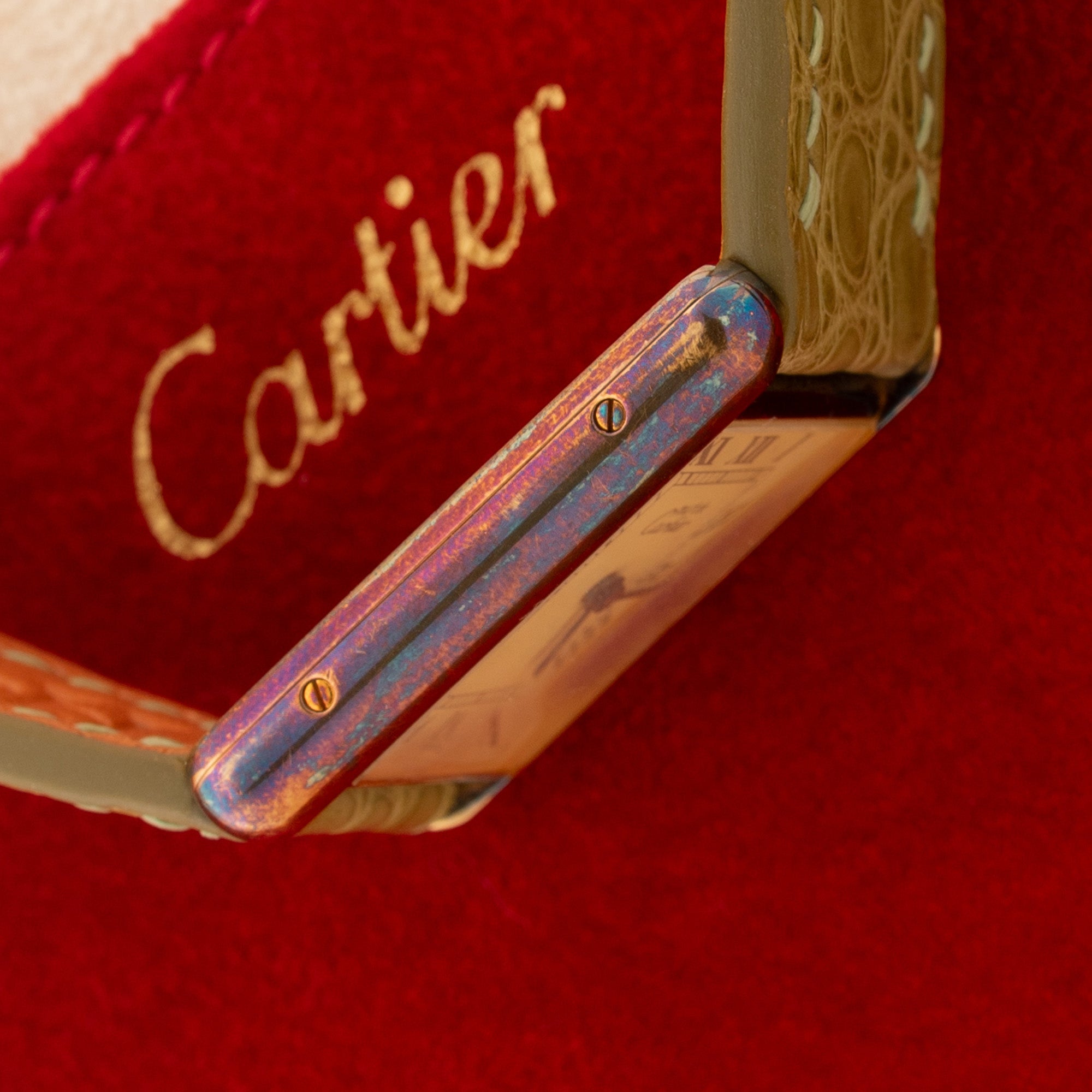 Cartier Tank Must De Cartier w/"Lemon" Dial - Full Set