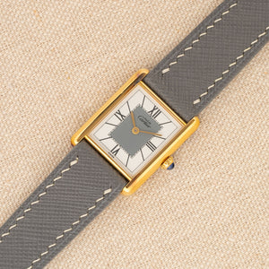 Cartier Must De Cartier w/Rare Grey/White Roman Dial