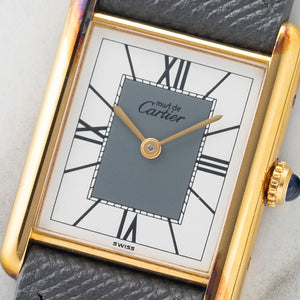 Cartier Must De Cartier w/Rare Grey/White Roman Dial