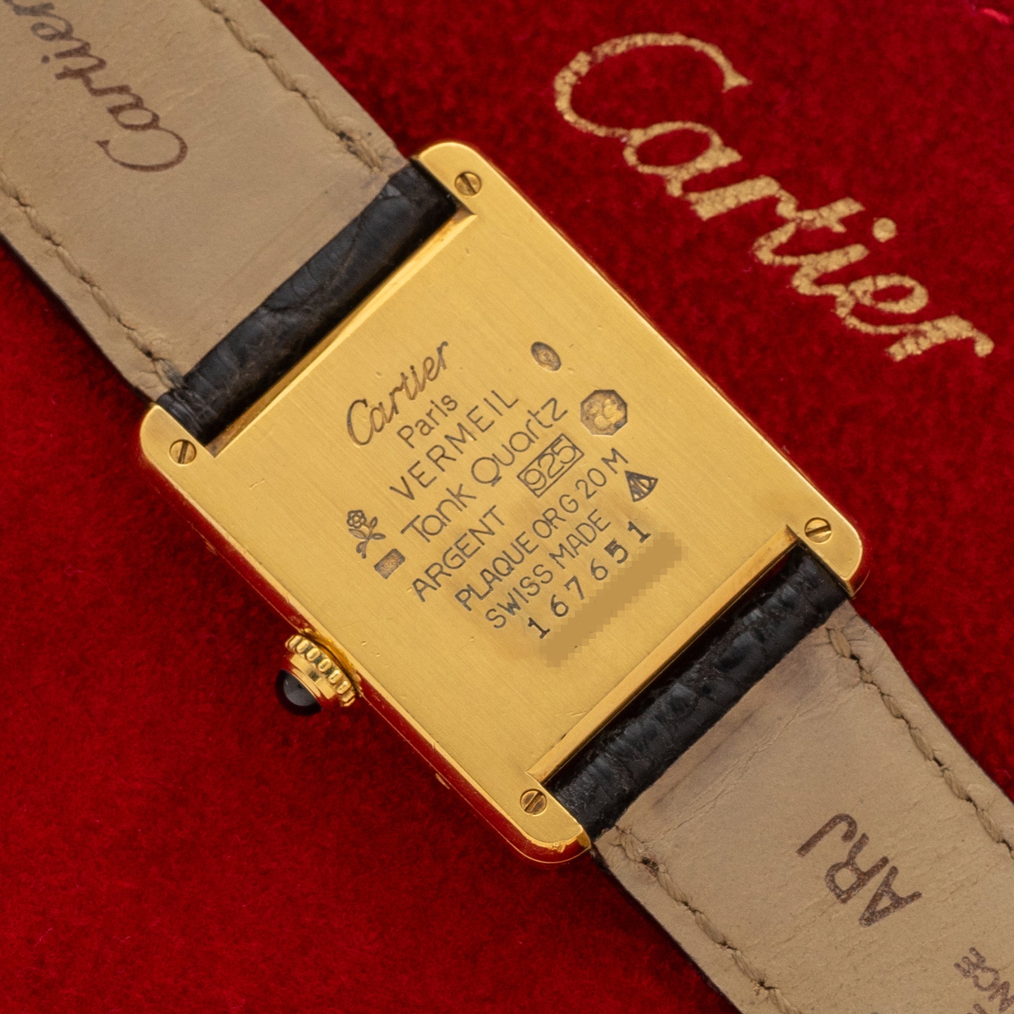 Cartier Must De Cartier w/"Trinity" Dial - Box & Booklets