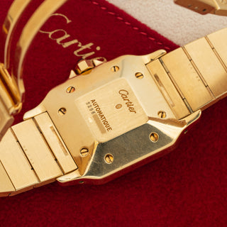 Cartier Santos Carrée "Massif" 2960 - 18k Yellow Gold