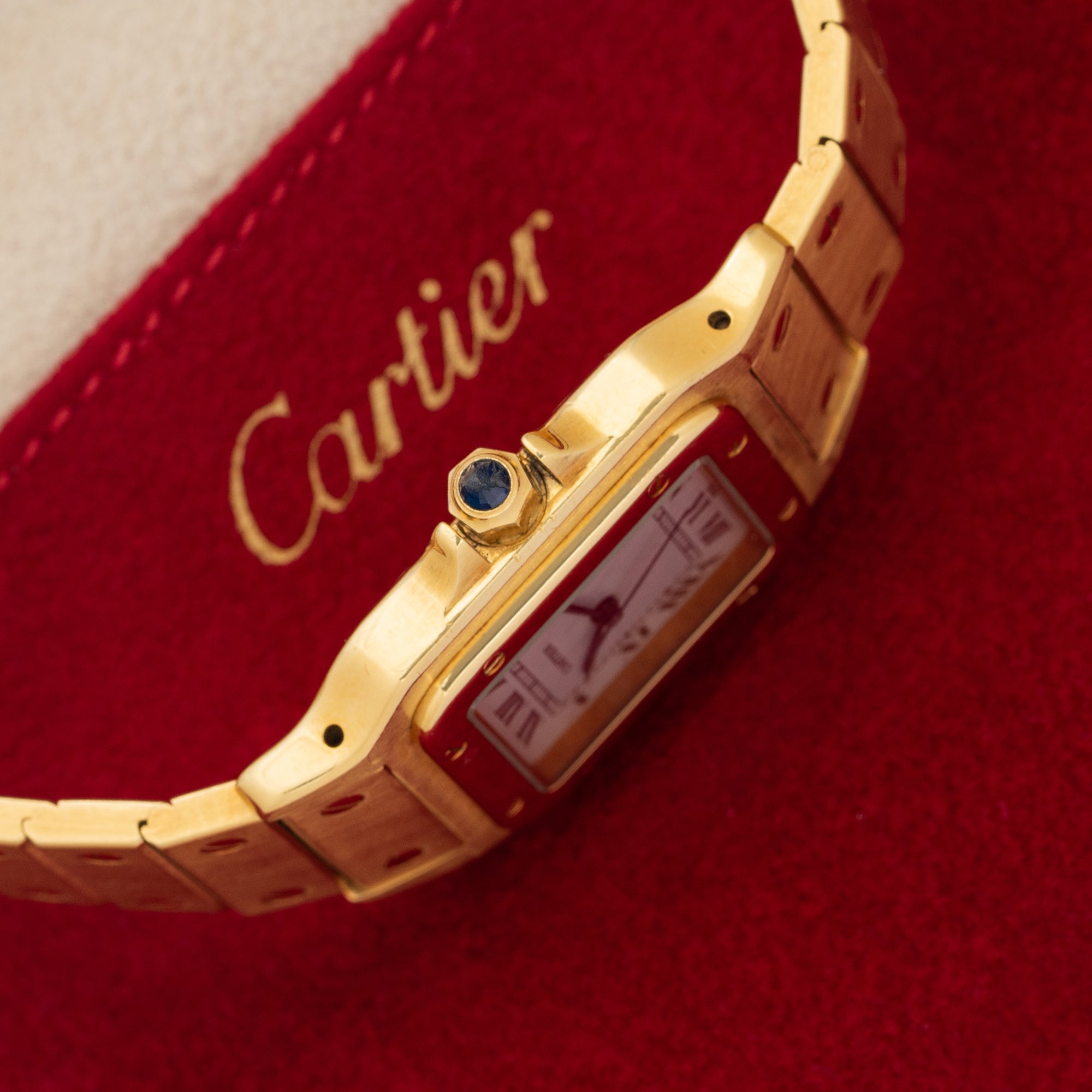 Cartier Santos Carrée "Massif" 2960 - 18k Yellow Gold