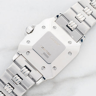 Cartier Santos Carrée 2960 - Stainless Steel w/Godron Bracelet