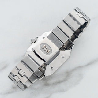 Cartier Santos Carrée 2960 - Stainless Steel w/Godron Bracelet