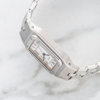 Cartier Santos Carrée 2960 - Stainless Steel w/Godron Bracelet