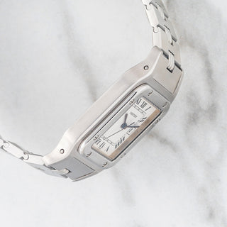Cartier Santos Carrée 2960 - Stainless Steel w/Godron Bracelet