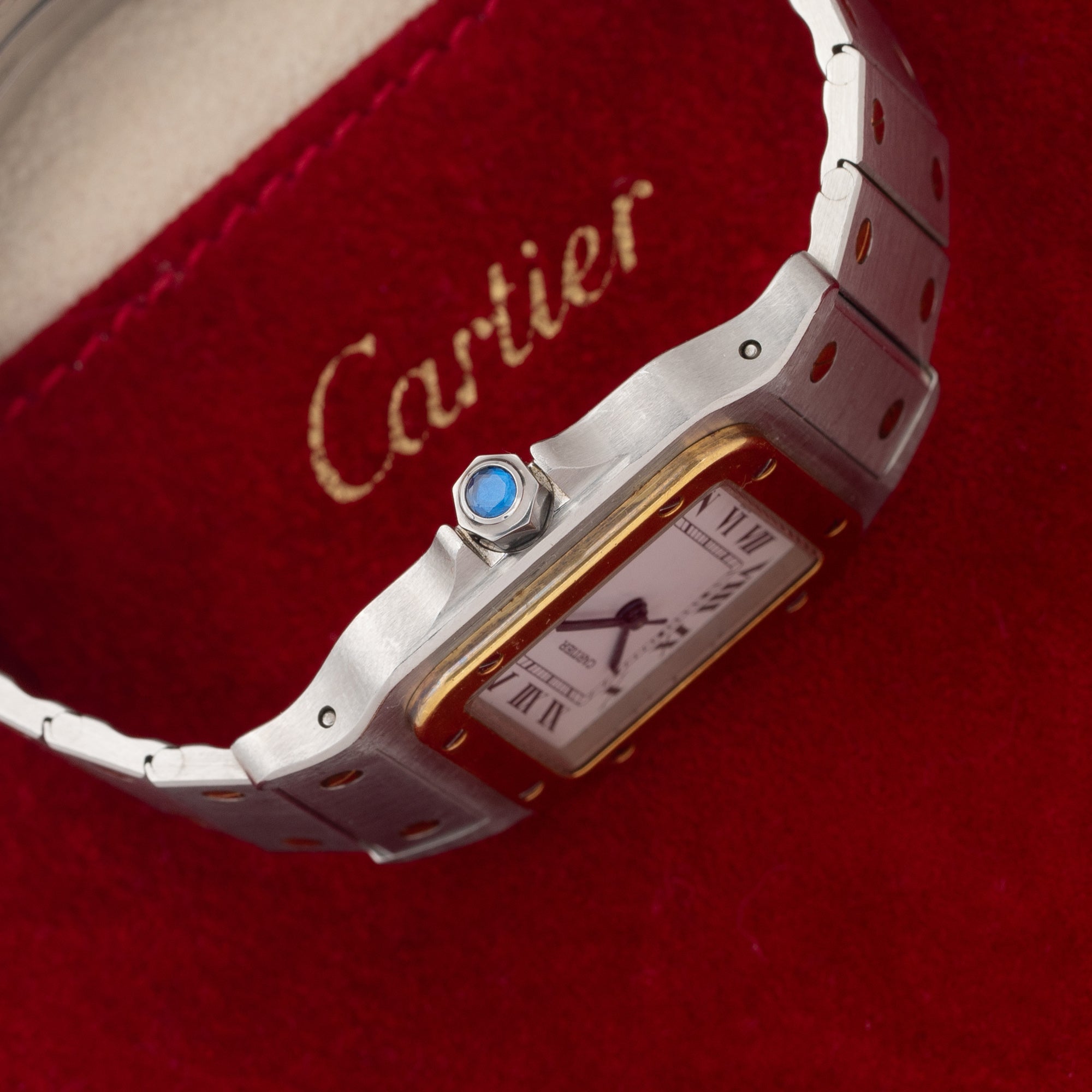 高品質 Cartier Santos *Unpolished - Tone Two - 2961 Carrée 腕時計