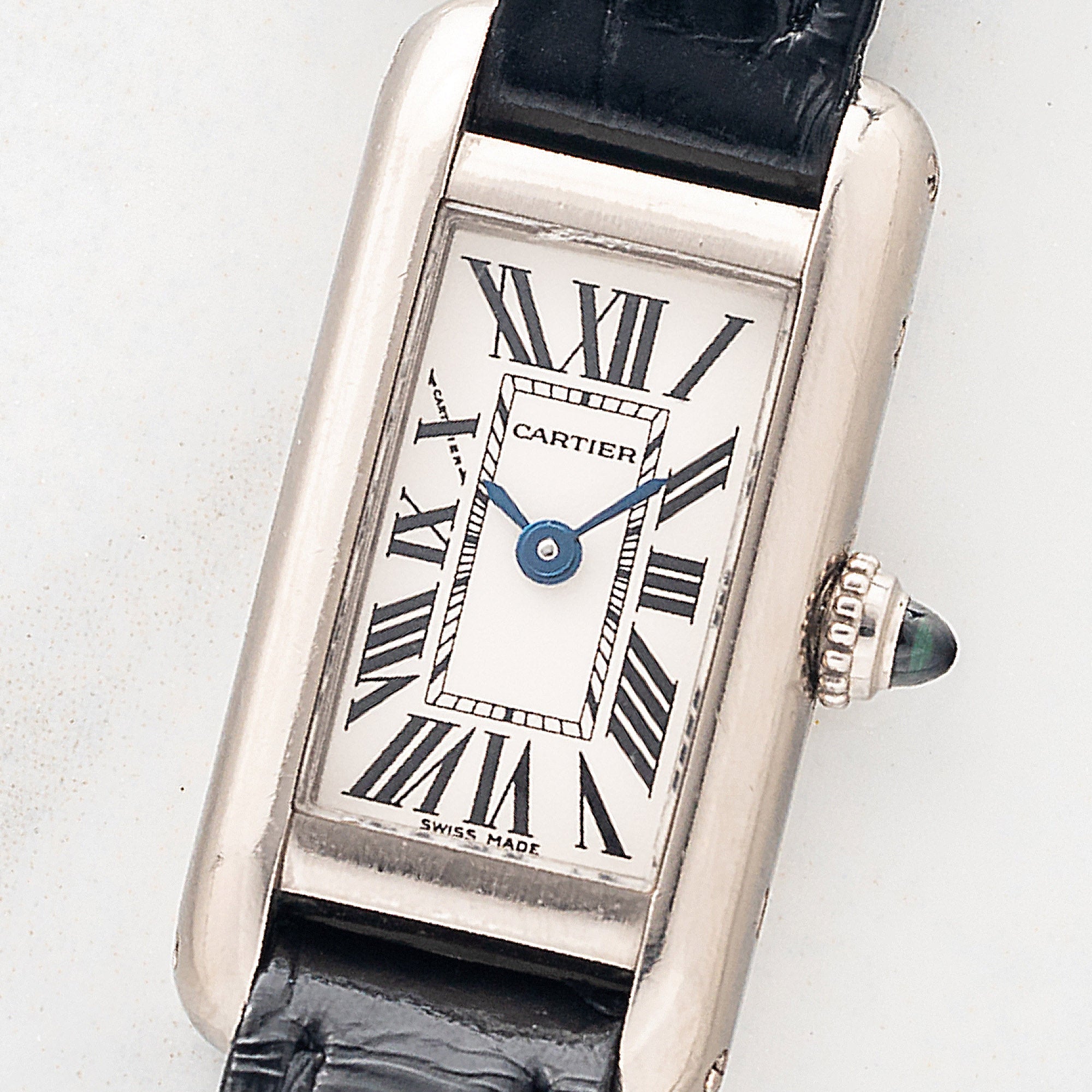 Cartier Tank Ladies Allongé 2680 "Mini" - 18k White Gold