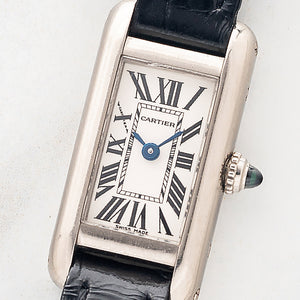 Cartier Tank Ladies Allongé 2680 "Mini" - 18k White Gold