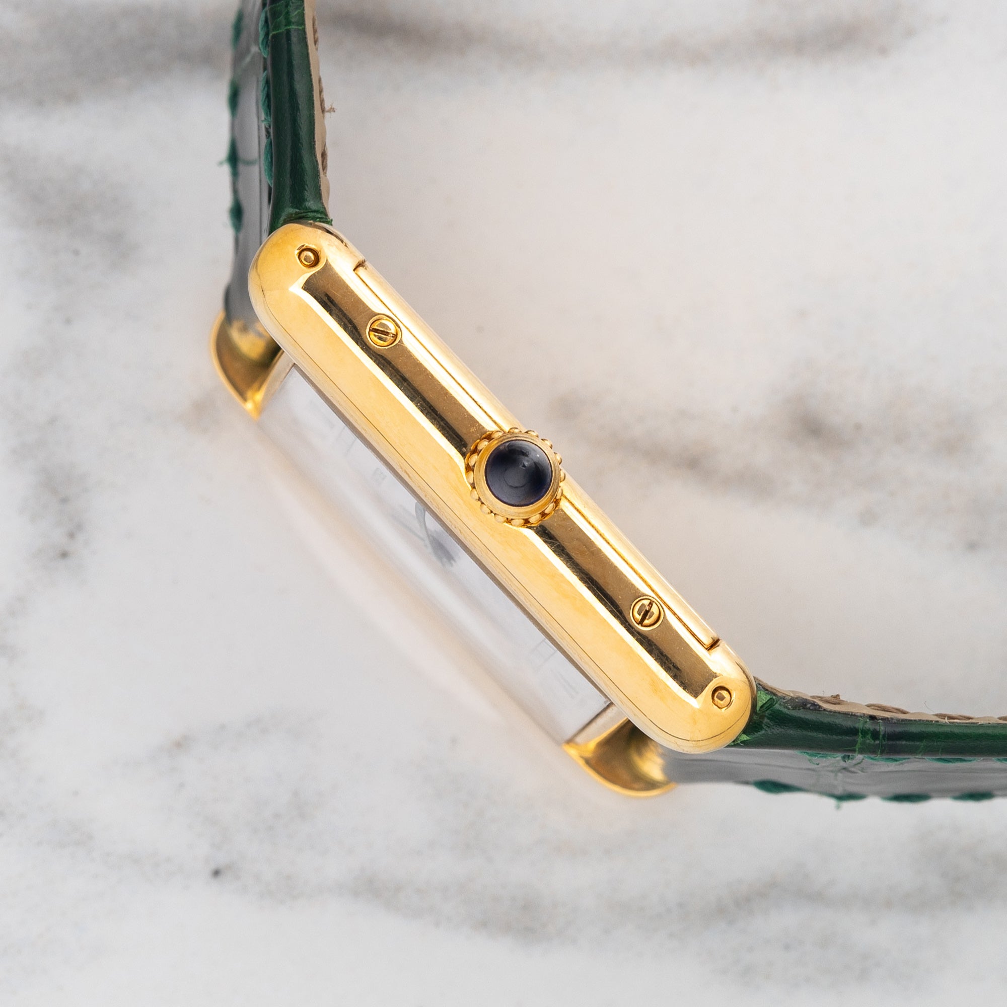 Cartier Tank Louis 78086 w/Paris Dial & Elongated Crown