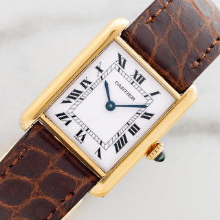 Cartier Tank Louis 78086 w/"Paris" Service Dial