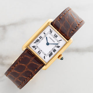 Cartier Tank Louis 78086 w/"Paris" Service Dial