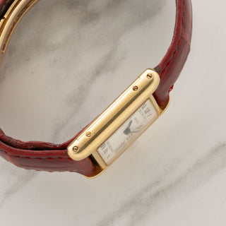 Cartier Tank Louis 78087 w/"Swiss" Dial & Deployant