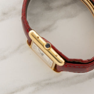 Cartier Tank Louis 78087 w/"Swiss" Dial & Deployant