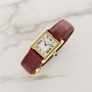 Cartier Tank Louis 78087 w/"Swiss" Dial & Deployant