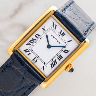 Cartier Tank Louis 96065 "Extra Plate" w/"Paris" Dial - Box & Papers/*Unpolished*