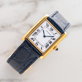Cartier Tank Louis 96065 "Extra Plate" w/"Paris" Dial - Box & Papers/*Unpolished*