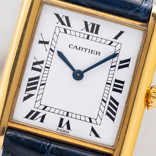 Cartier Tank Louis 96065 "Extra Plate" w/"Paris" Dial - Box & Papers/*Unpolished*