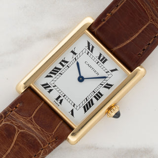 Cartier Tank Louis "Extra Plate" 96019 w/"Paris" Dial