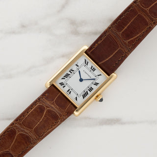 Cartier Tank Louis "Extra Plate" 96019 w/"Paris" Dial