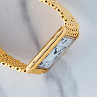Cartier Tank Louis "Extra Plate" 96065 w/"Grain De Riz" Bracelet - Full Set/*Unpolished*