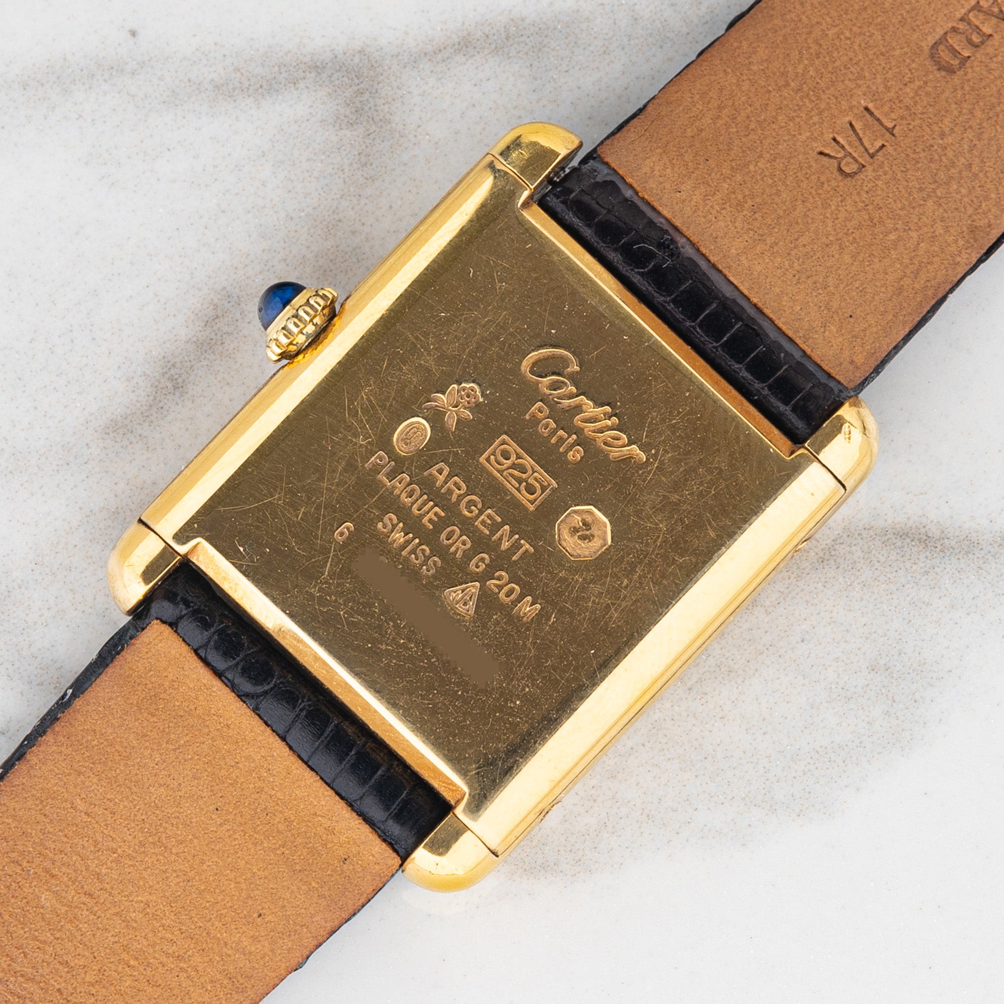 Cartier Tank Must De Cartier w/Black 