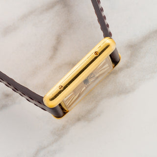 Cartier Tank Must w/Gold & Cream Roman Dial - Rare