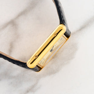 Cartier Tank Must w/"Lemon" Dial - Quartz