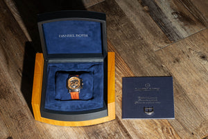 Daniel Roth Masters Skeleton Chronograph w/Salmon Dial - Box & Papers