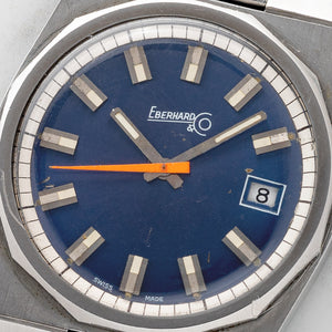 Eberhard & Co. "Royal Oak" w/Blue Dial - Very Rare/*Unpolished*