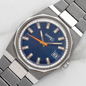 Eberhard & Co. "Royal Oak" w/Blue Dial - Very Rare/*Unpolished*