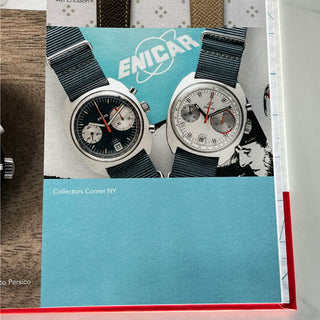 Enicar "Big Eye" Chronograph w/Provenance - *Unpolished*