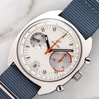 Enicar "Big Eye" Chronograph w/Provenance - *Unpolished*