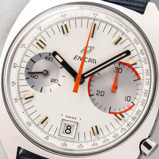 Enicar "Big Eye" Chronograph w/Provenance - *Unpolished*